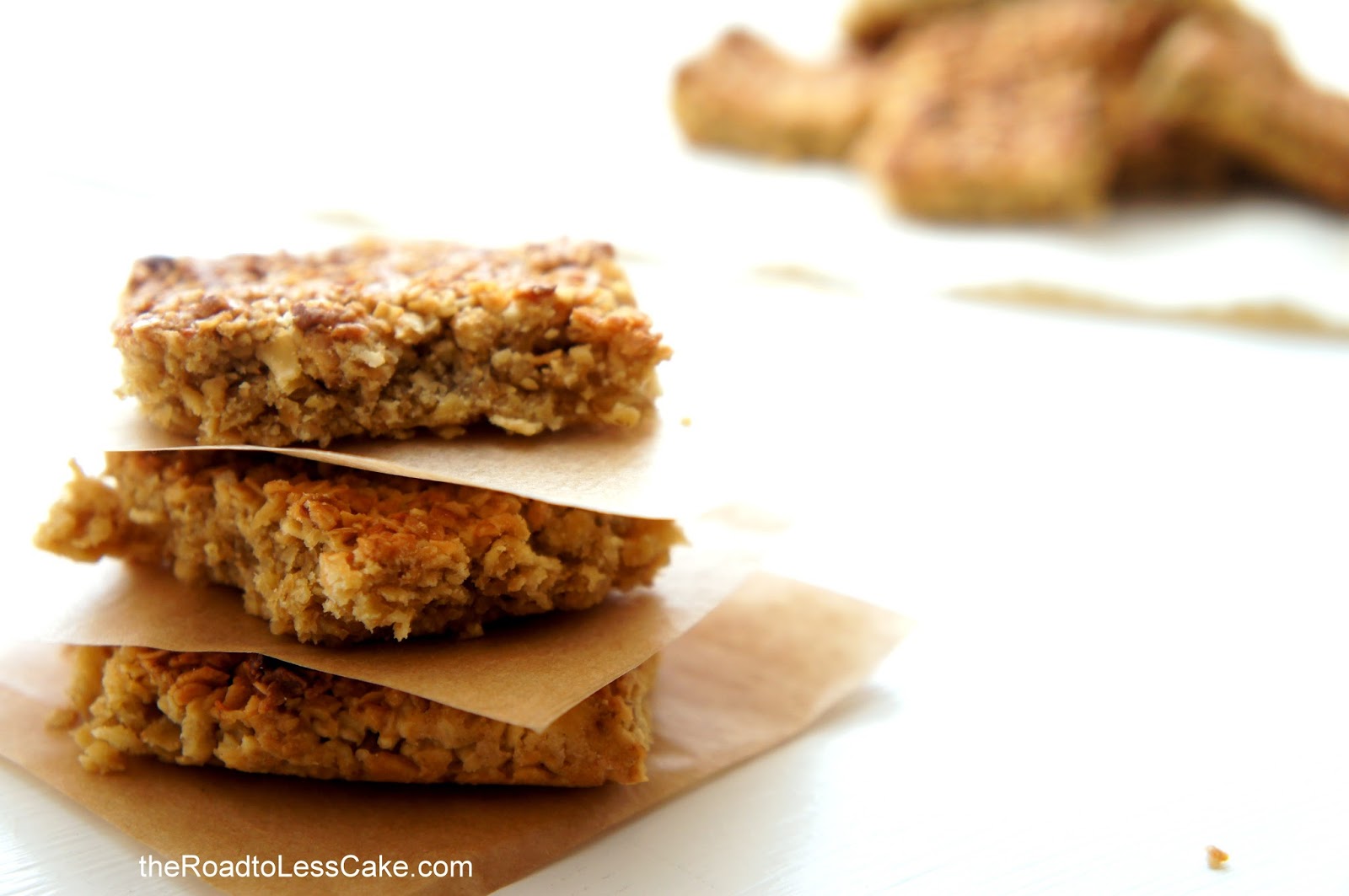 healthy maple syrup flapjacks